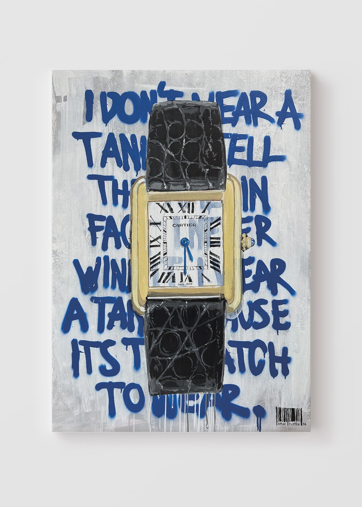 "Warhol's Tank" Originalverk 70x100cm