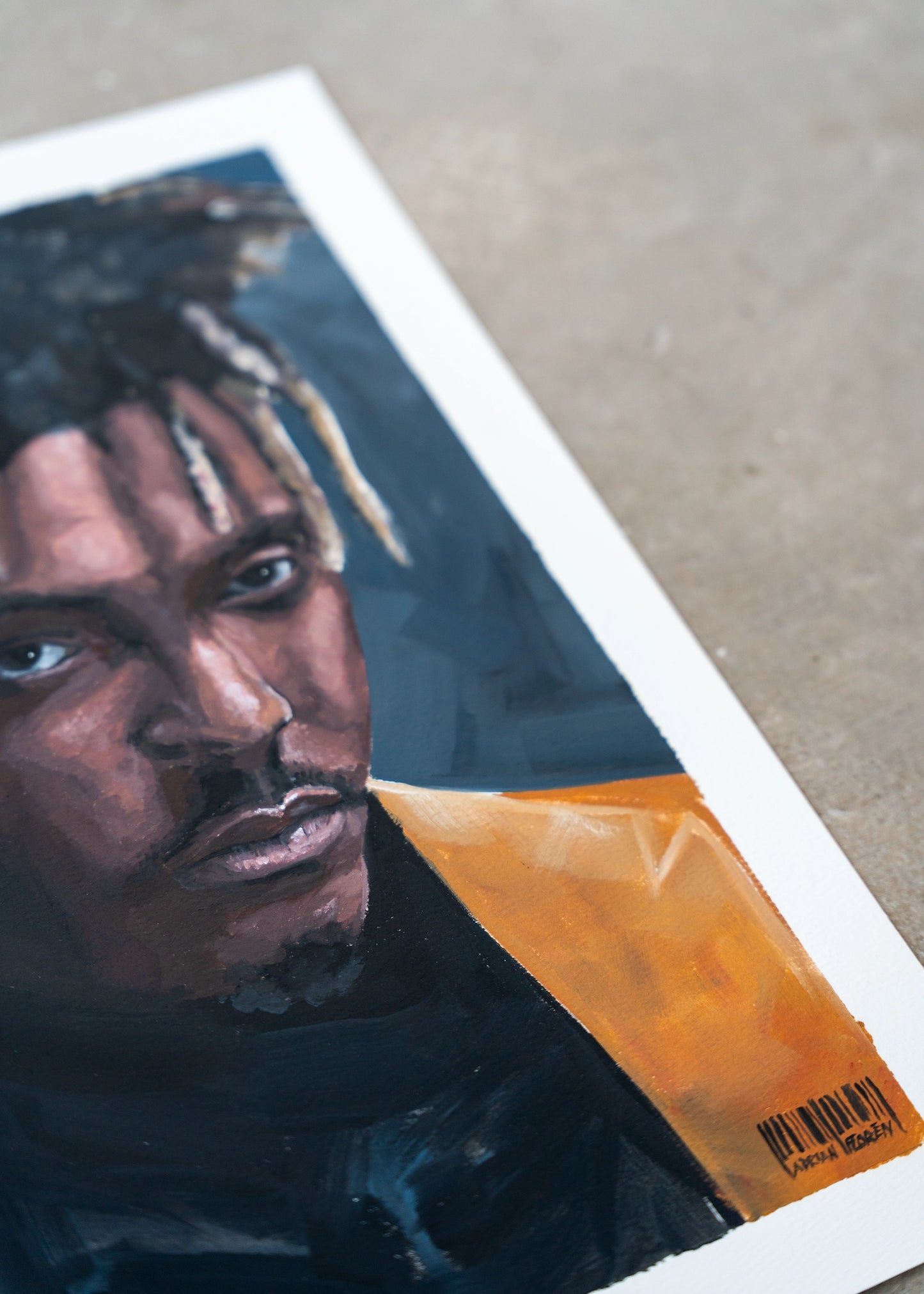 "Juice Wrld" Originalverk A3