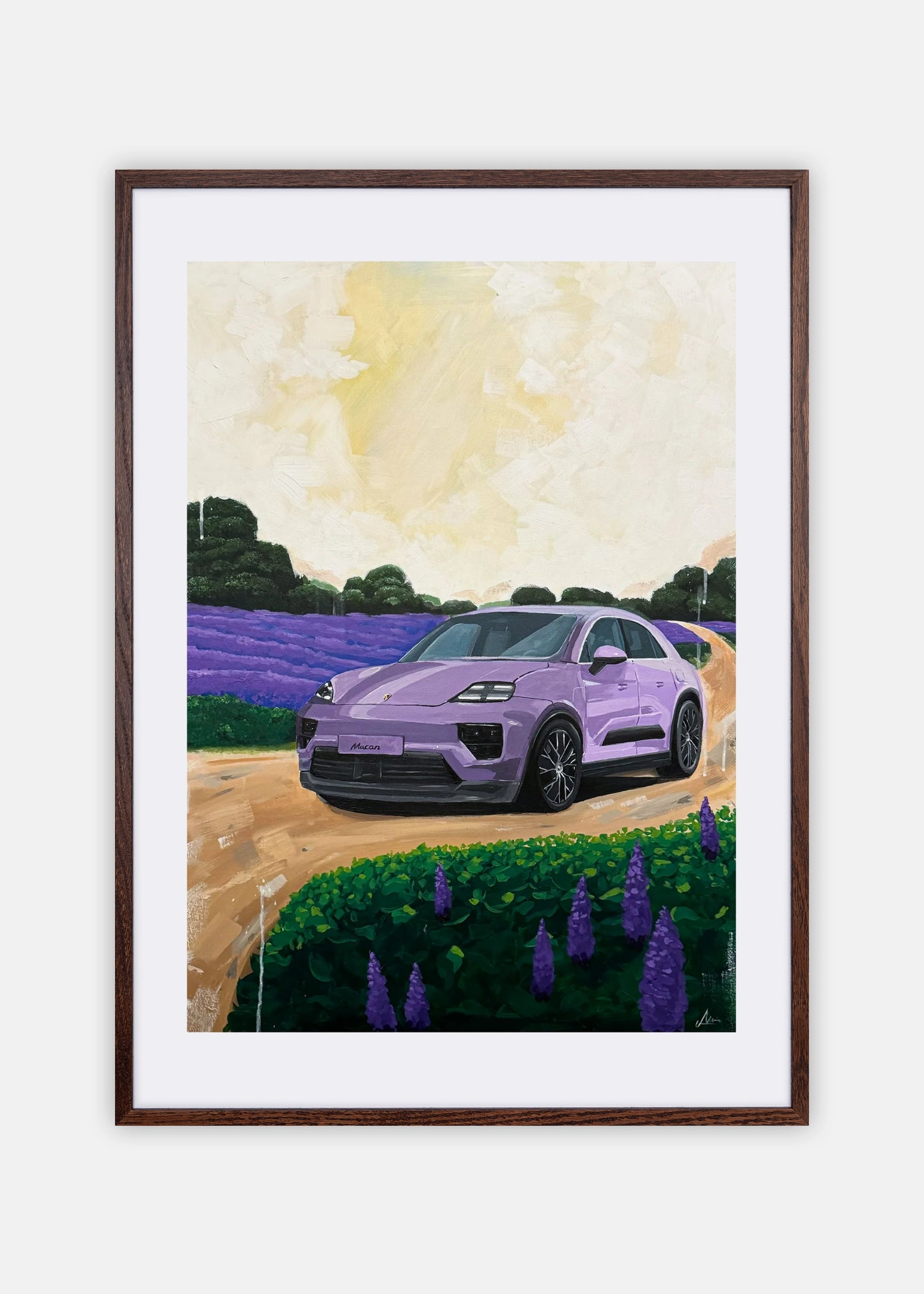 "Lavender Journey" Poster