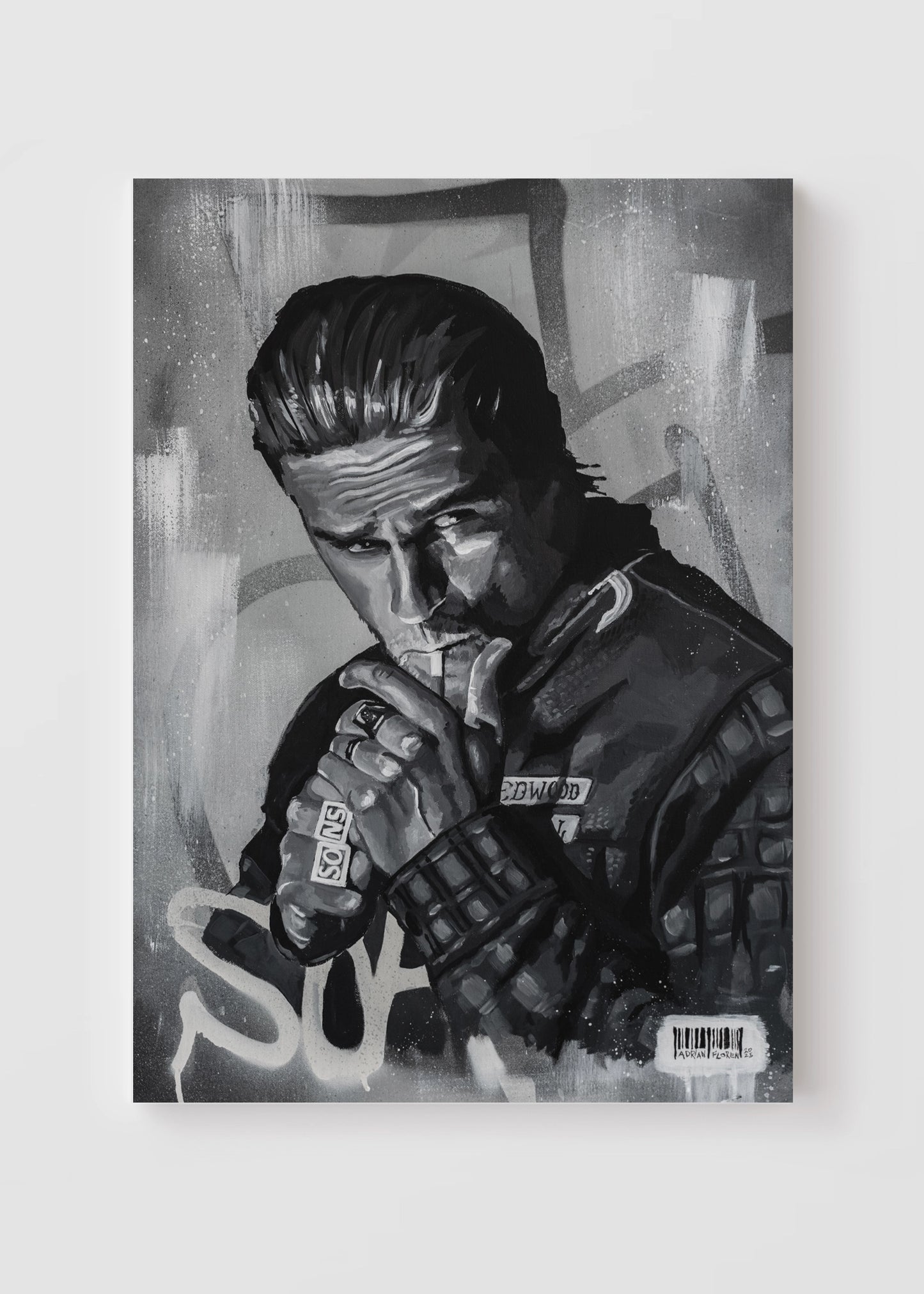 "Jax Teller" Originalverk 50x70cm