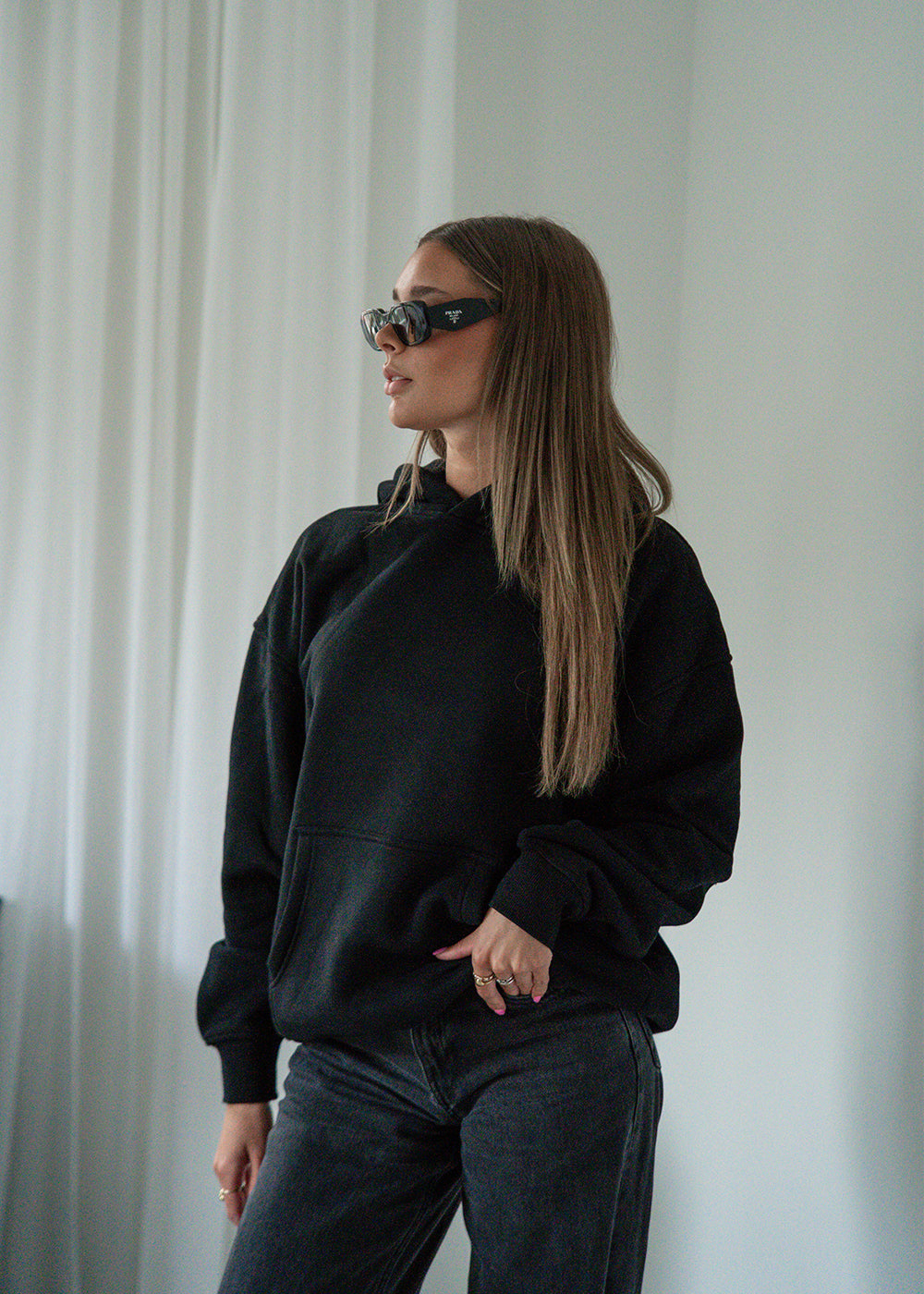 "Great Things Take Time" Hoodie Black