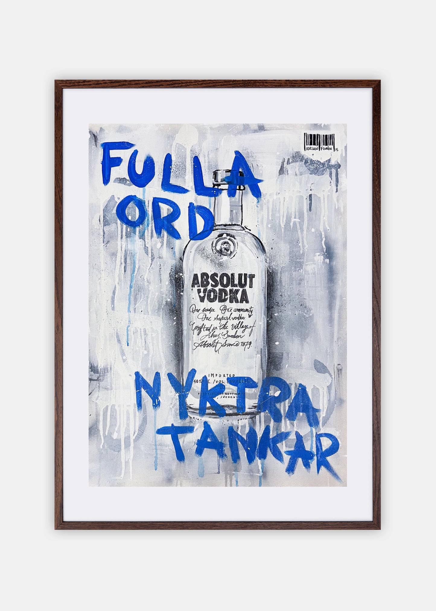 "Fulla ord, nyktra tankar" Poster