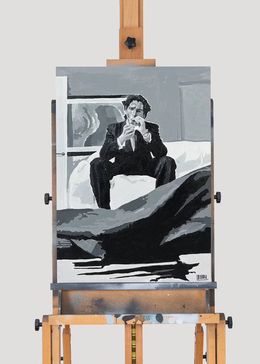 "American Psycho" Originalverk 50x70cm