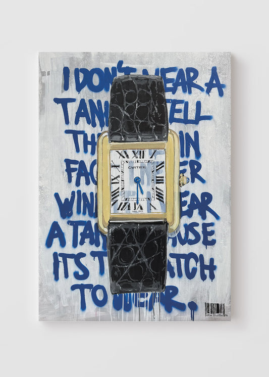 "Warhol's Tank" Originalverk 70x100cm