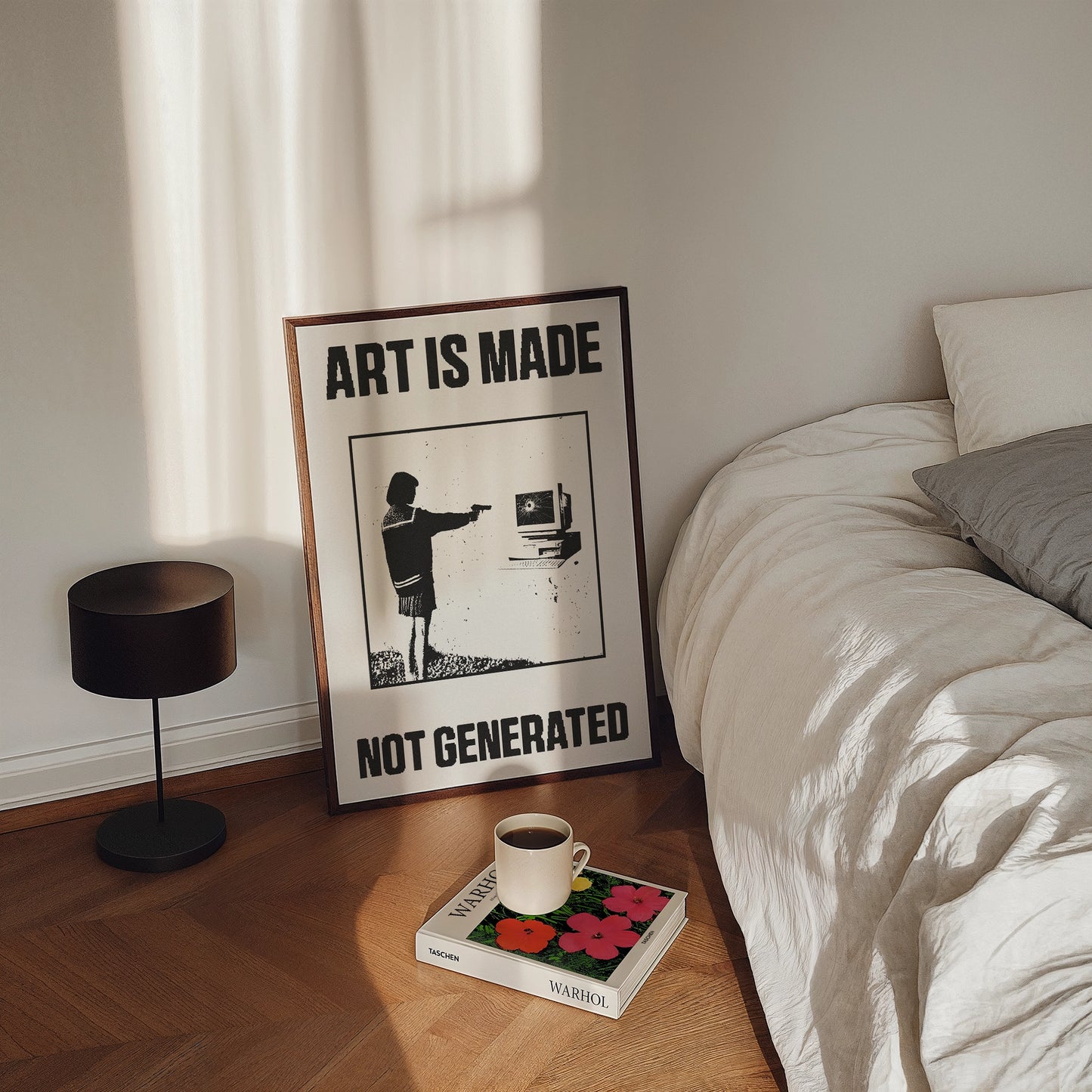 "Art is made" Poster