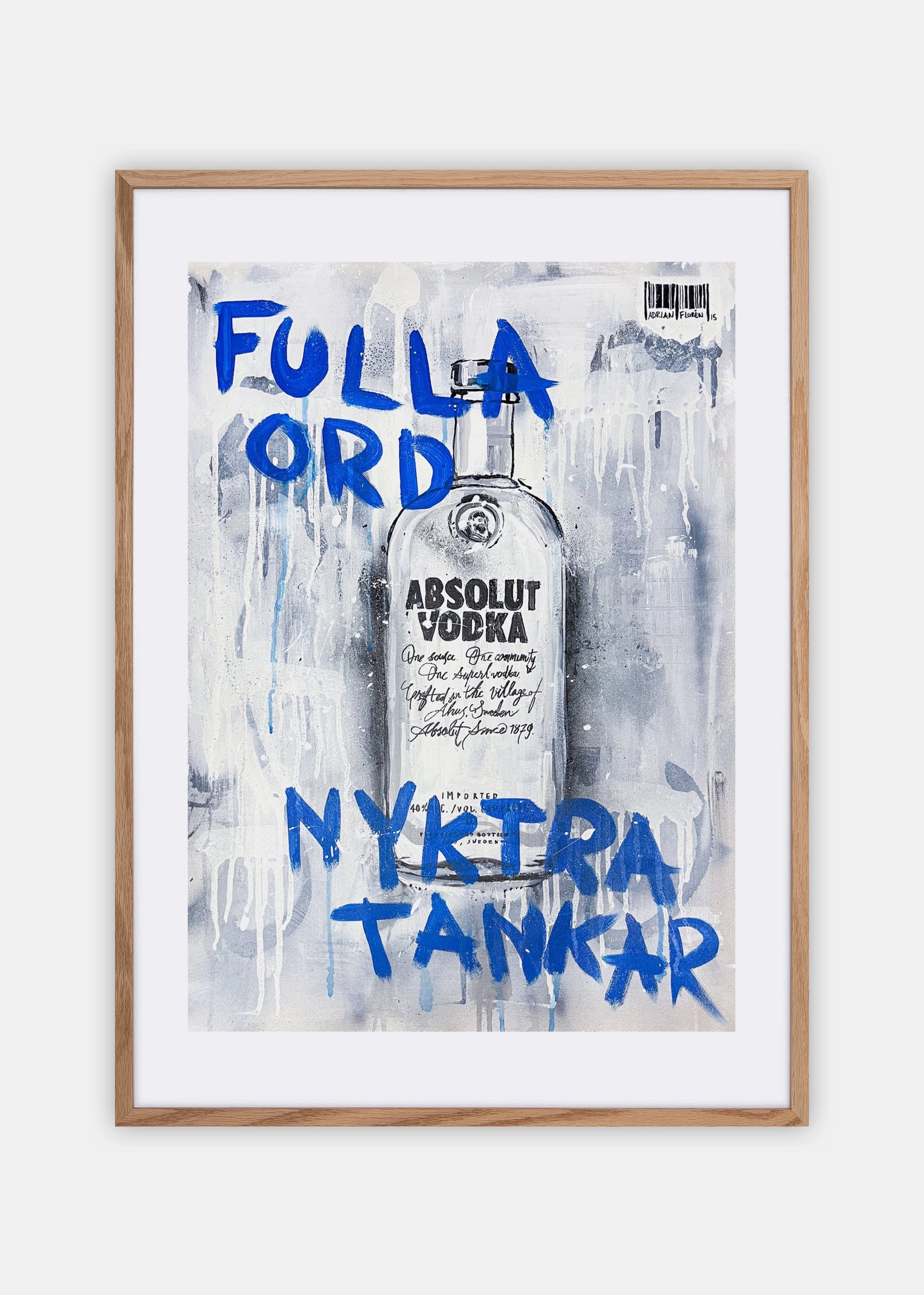 "Fulla ord, nyktra tankar" Poster