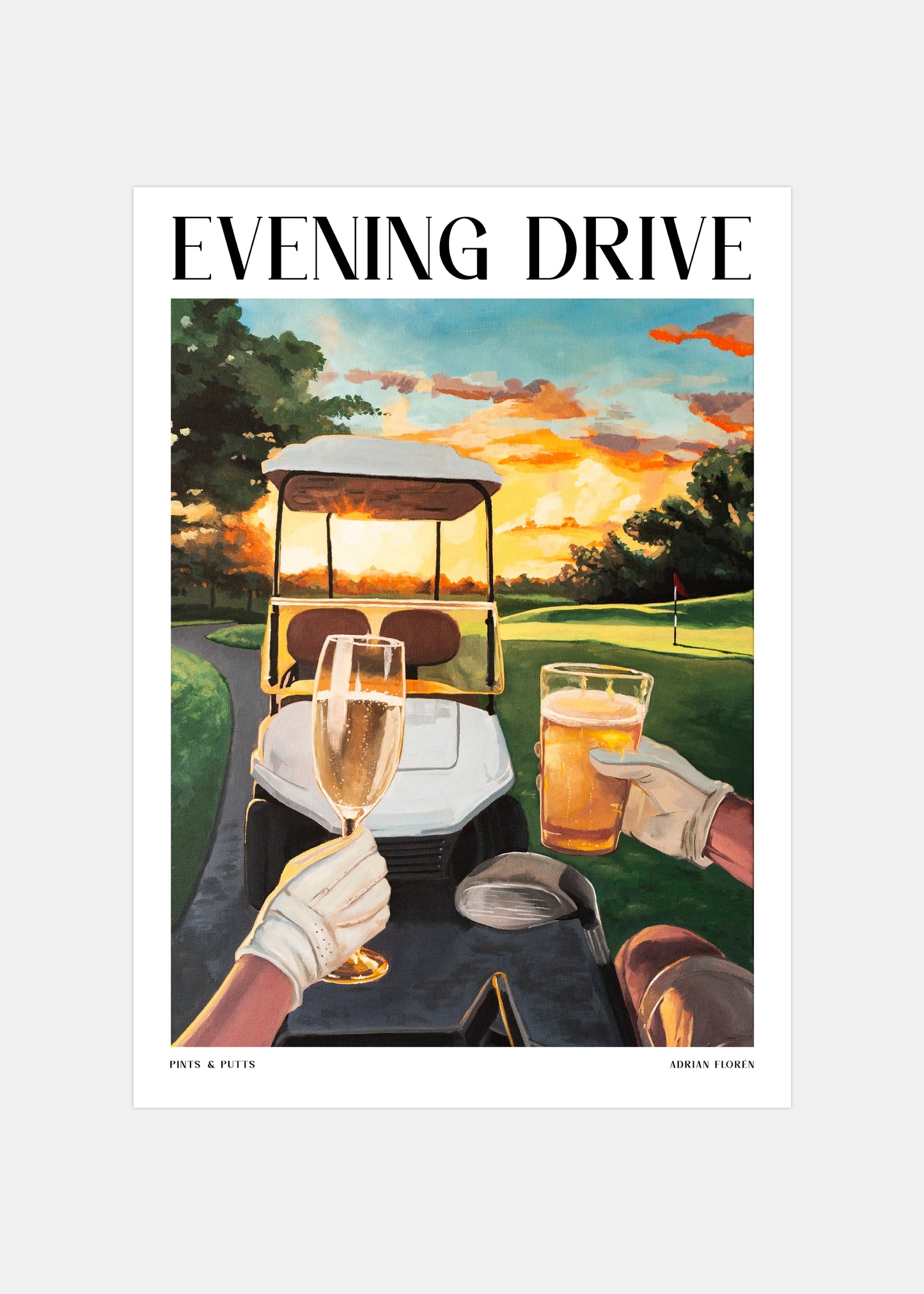 "Evening Drive" Poster