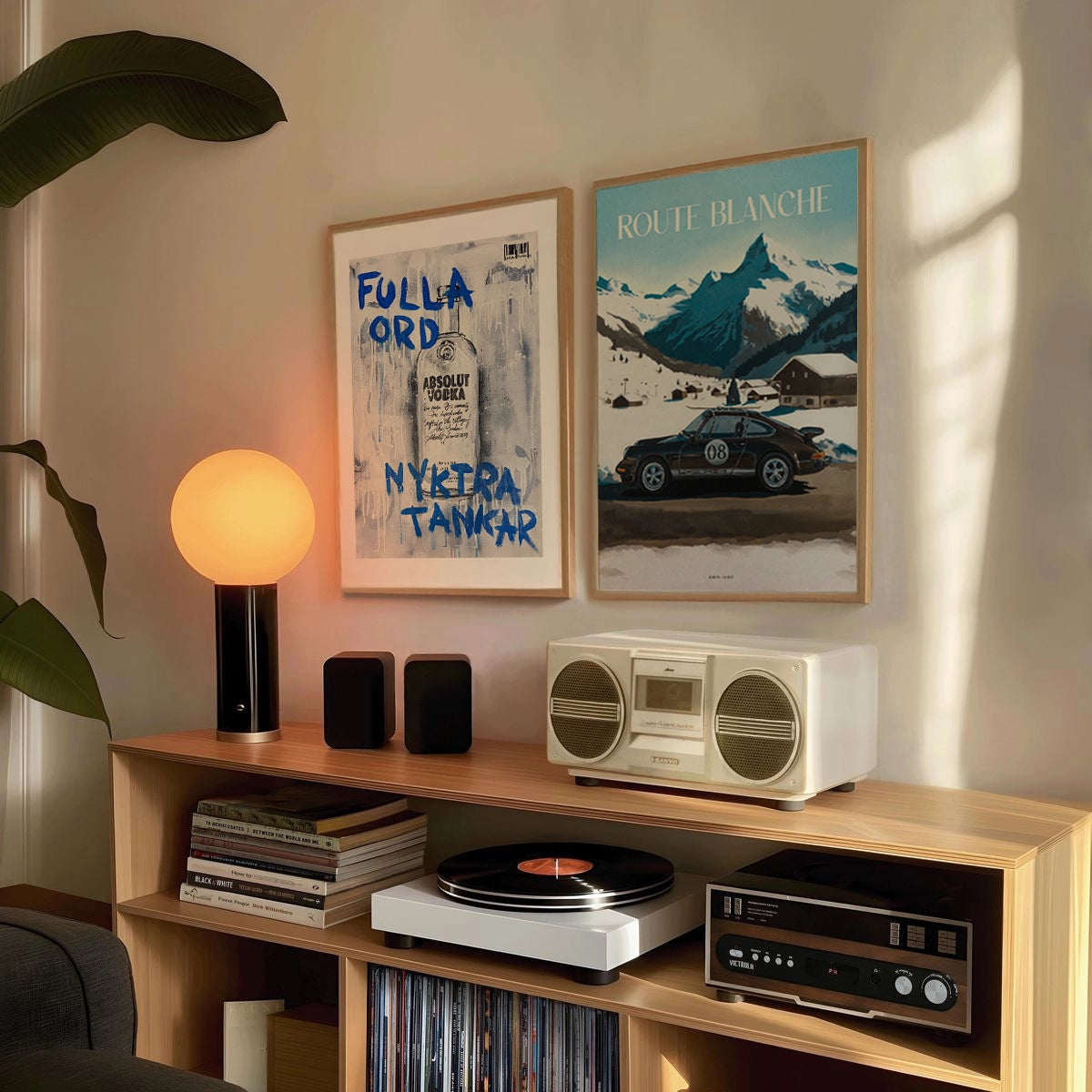 "Route Blanche" Poster