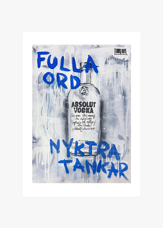 "Fulla ord, nyktra tankar" Poster