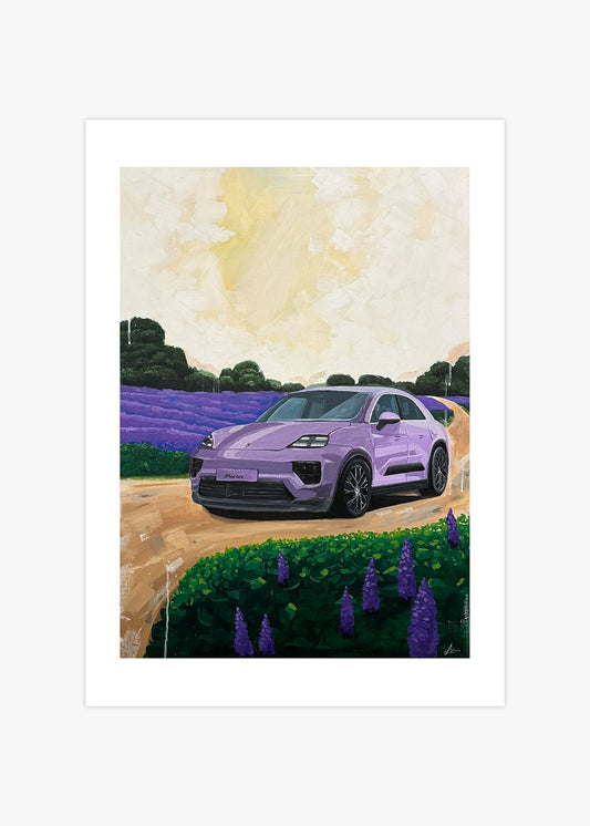 "Lavender Journey" Poster