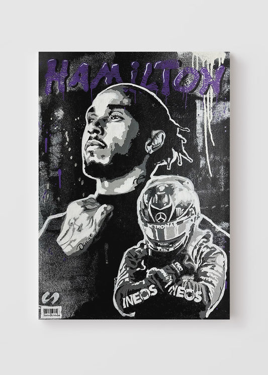 "Hamilton" Originalverk 50x70cm