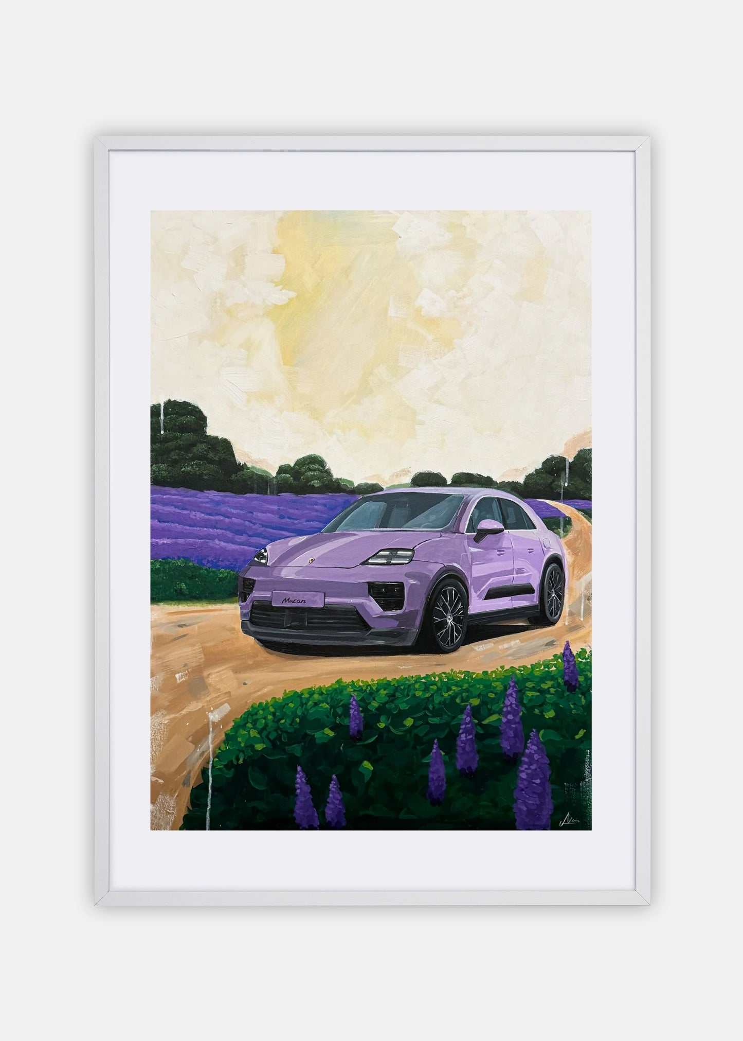 "Lavender Journey" Poster