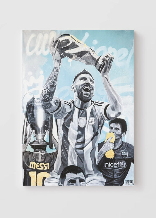 "Messi" Originalverk 70x100cm