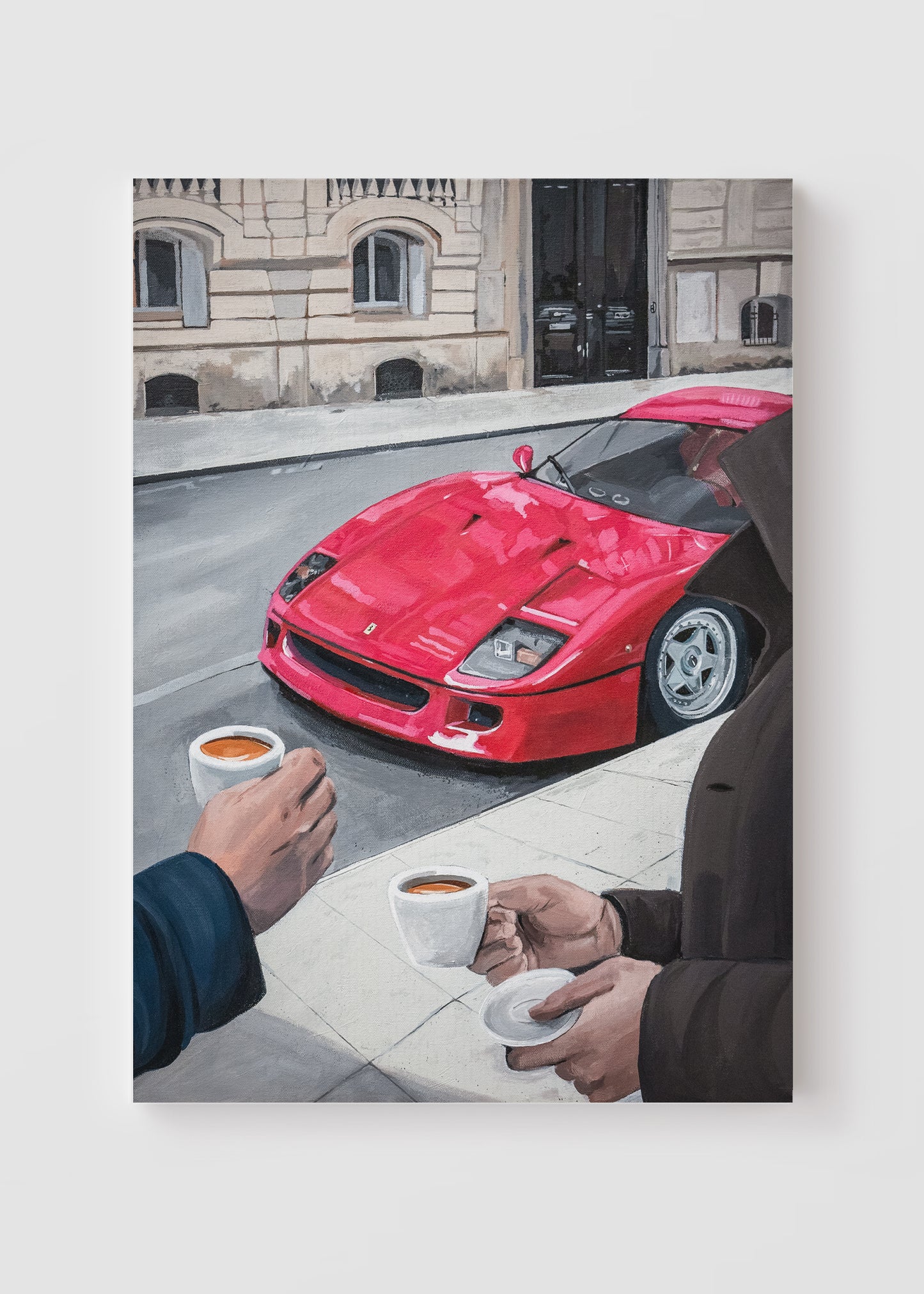 "Morning Drive" Original 50x70cm