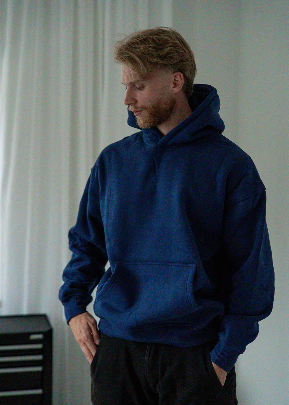 "Great Things Take Time" Hoodie Navy