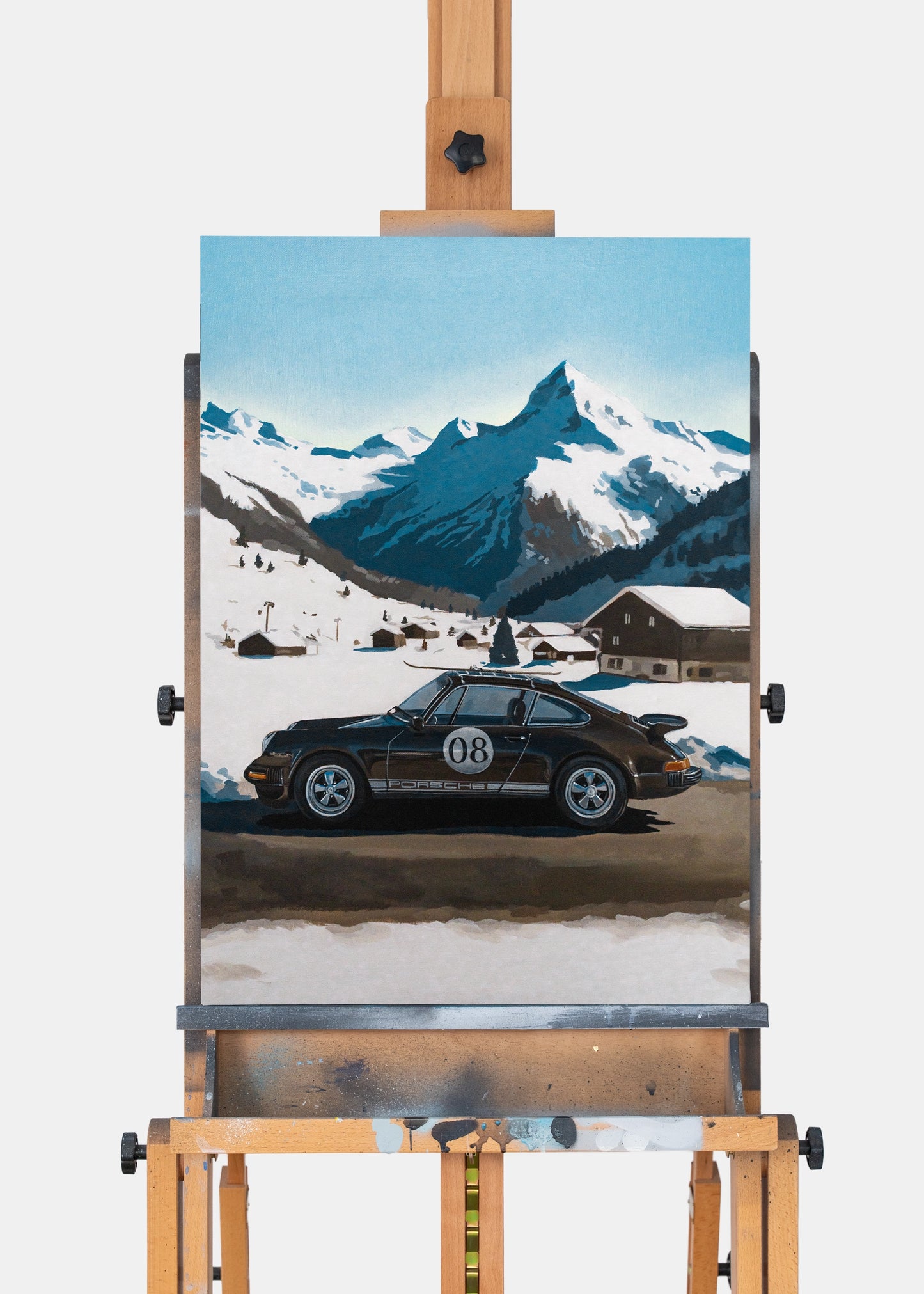 "Route Blanche" Originalverk 50x70cm