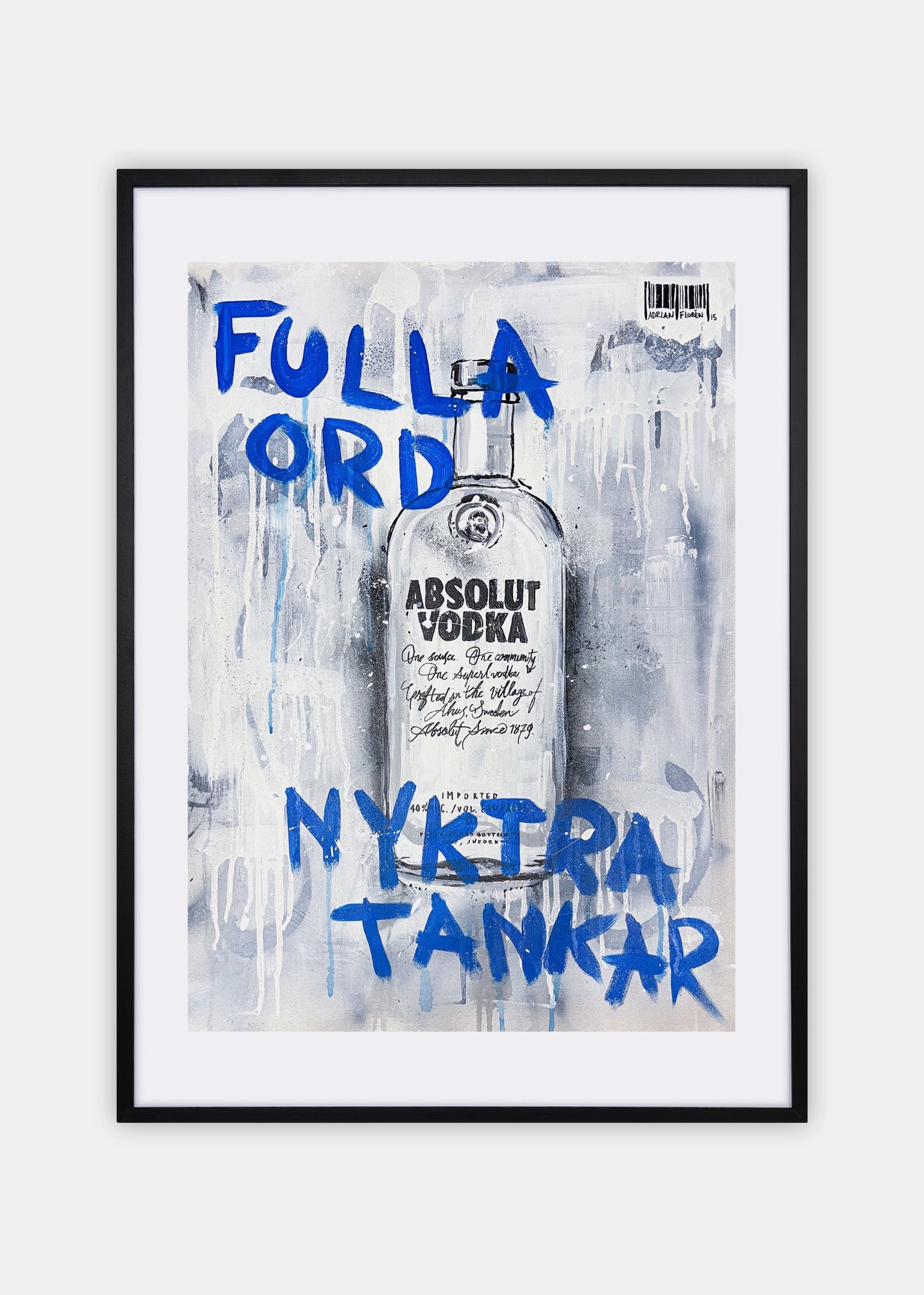 "Fulla ord, nyktra tankar" Poster