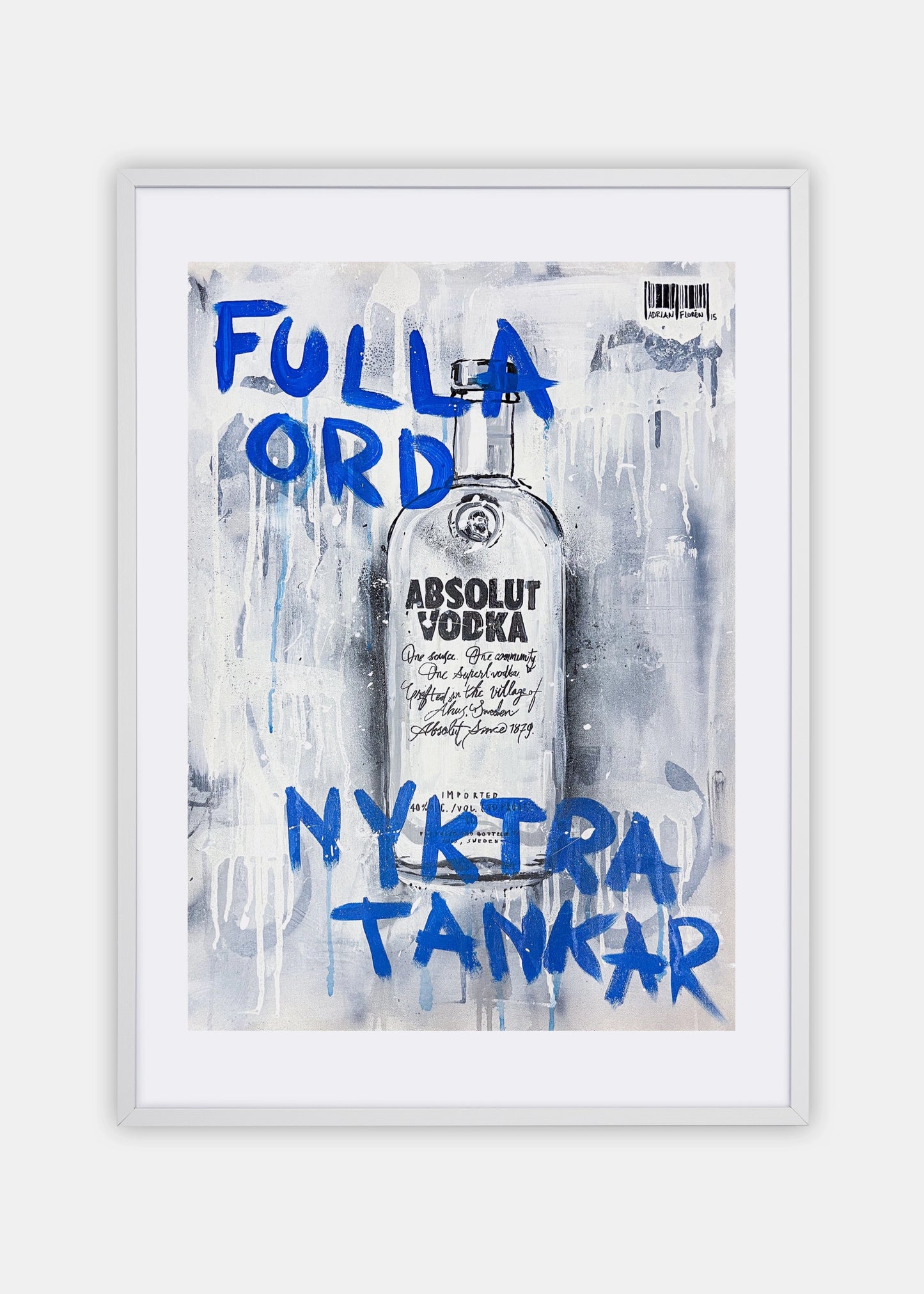 "Fulla ord, nyktra tankar" Poster