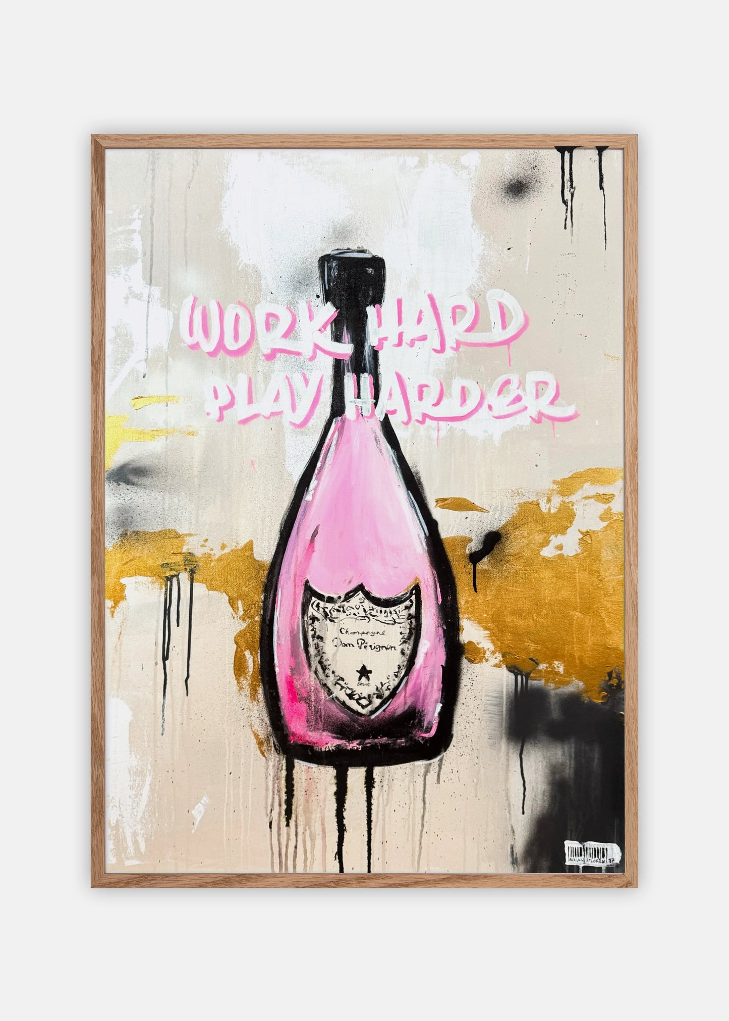 "Work Hard, Play Hard" Poster