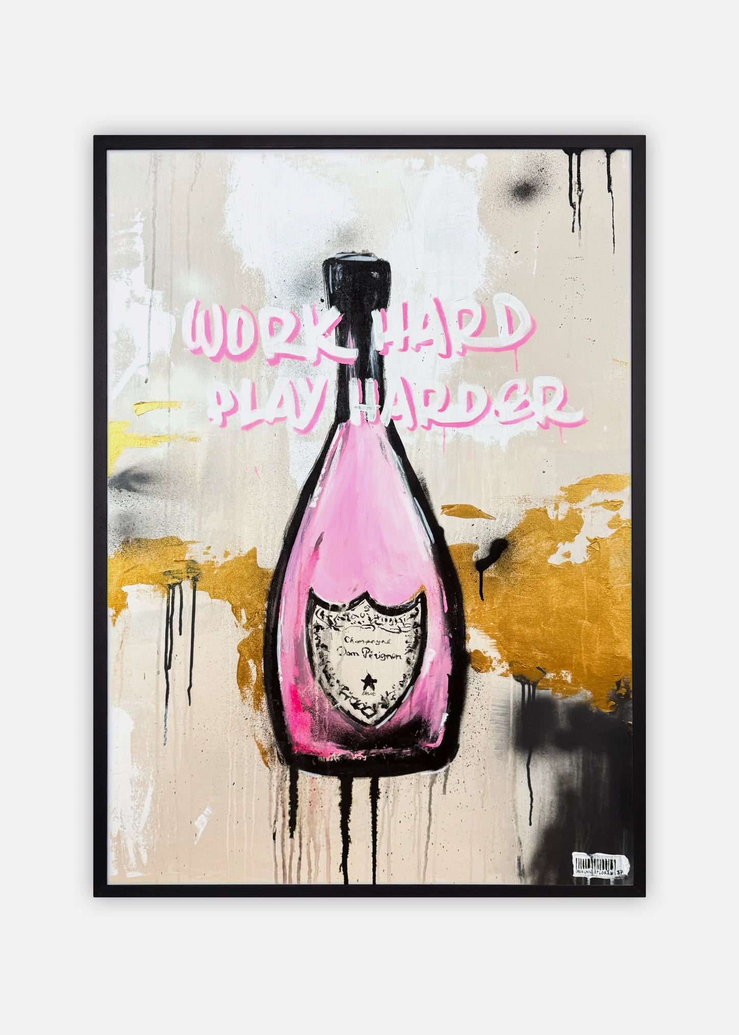 "Work Hard, Play Hard" Poster