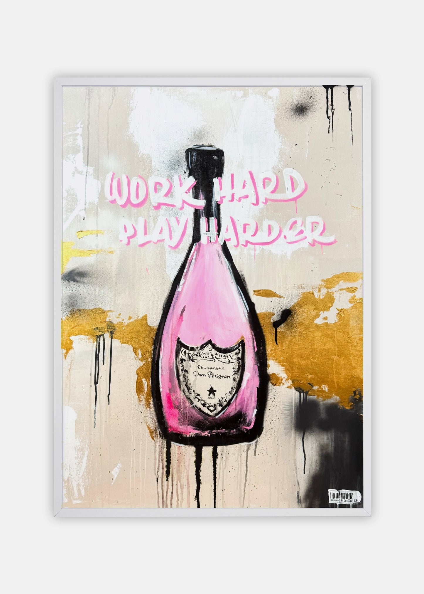 "Work Hard, Play Hard" Poster